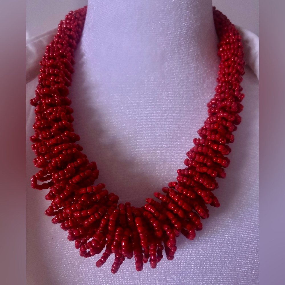 Seed Bead Necklace NWOT - Picture 5 of 10